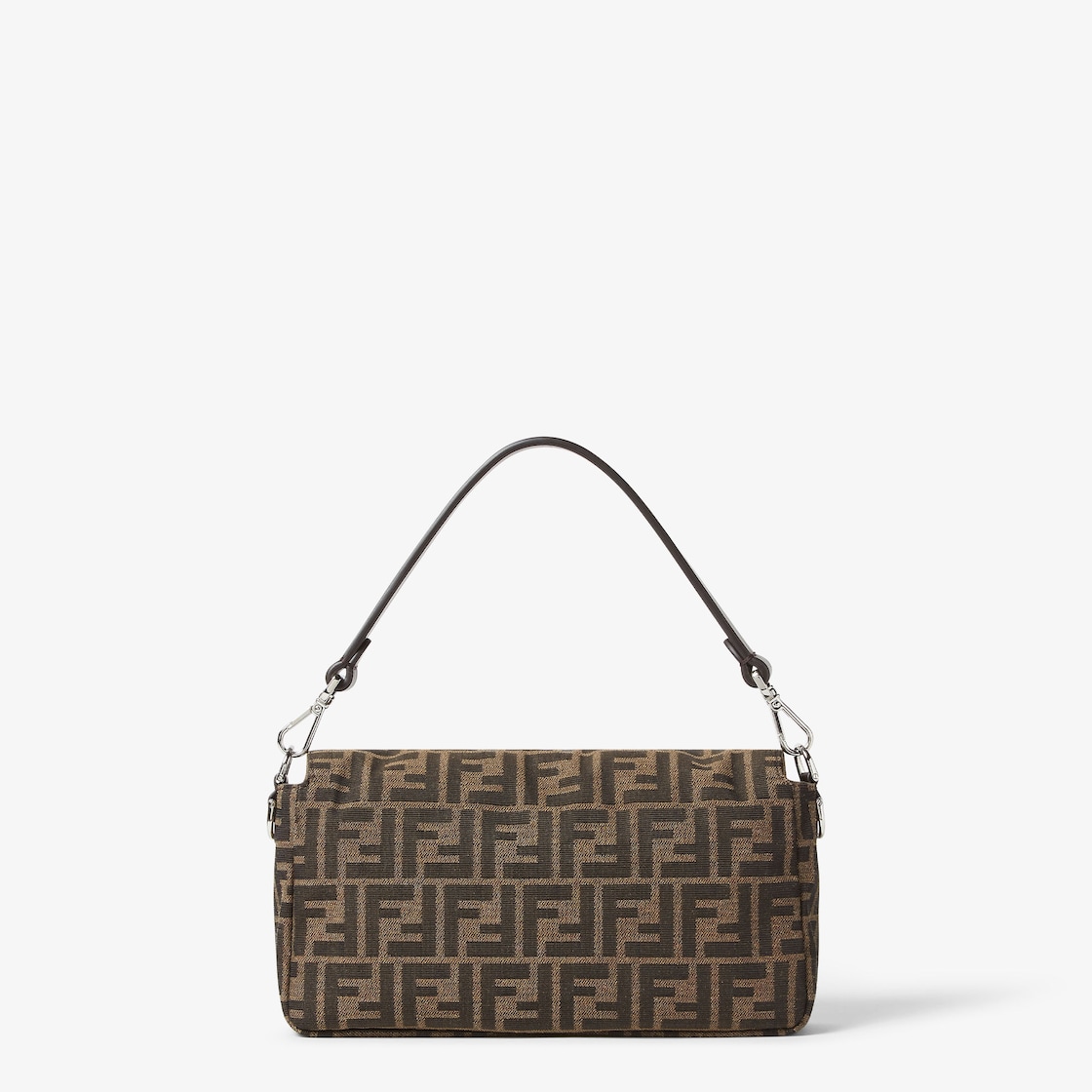 FENDI Baguette® Tobacco brown FF jacquard fabric bag - Image 3